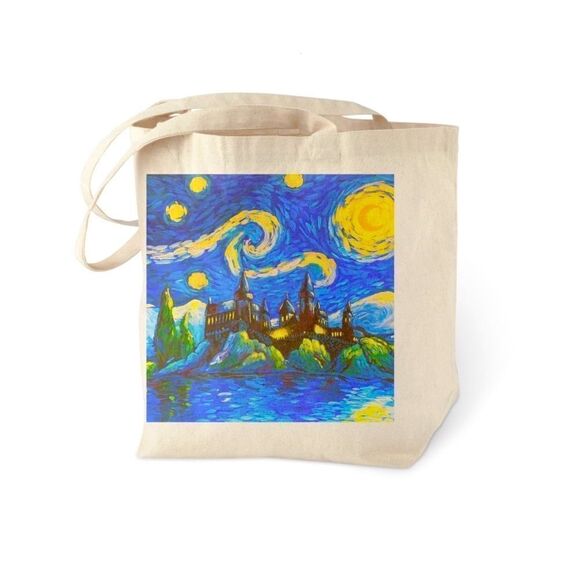 Harry Potter Starry Night Tote - Picture 1 of 4
